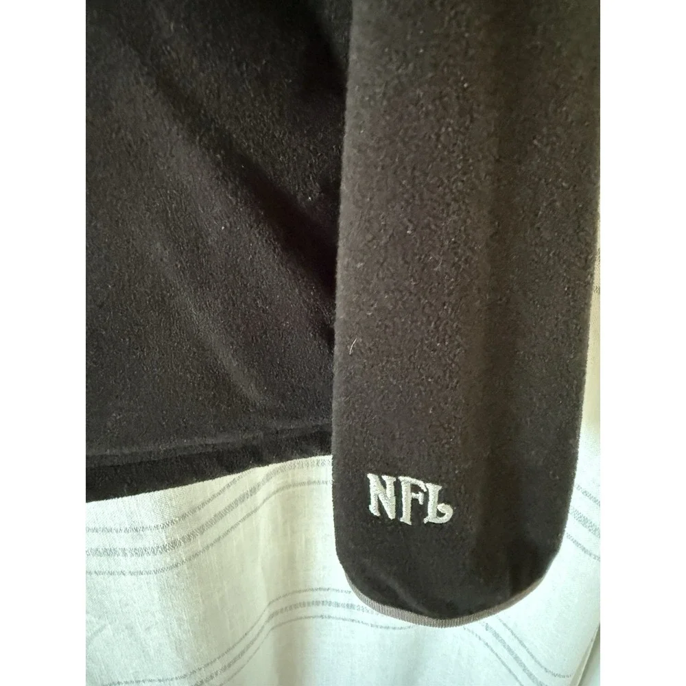 NFL Raiders Men's Black/Gray  Jacket Size L